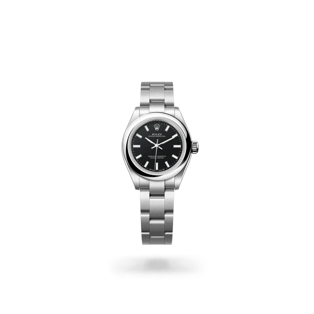 Rolex Oyster Perpetual 28, Oystersteel, Black dial
