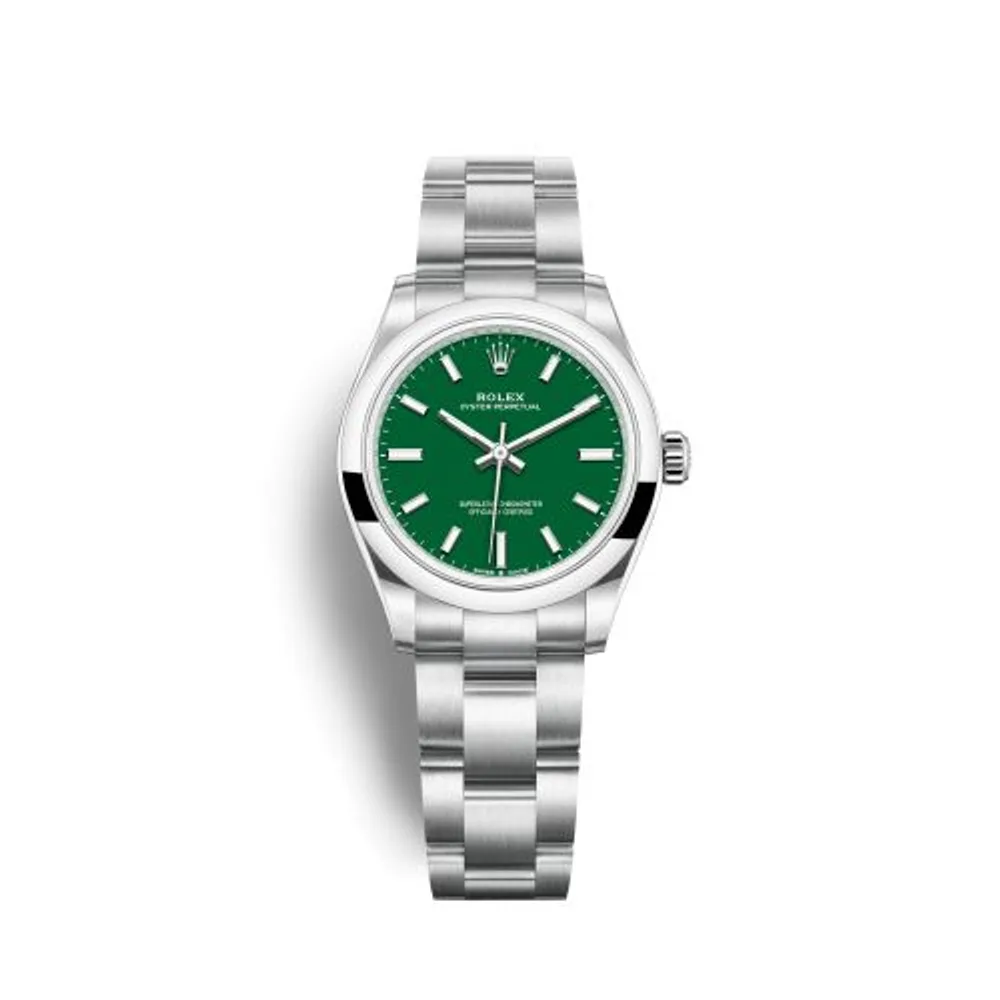 Rolex Oyster Perpetual 31 Stainless Steel / Green