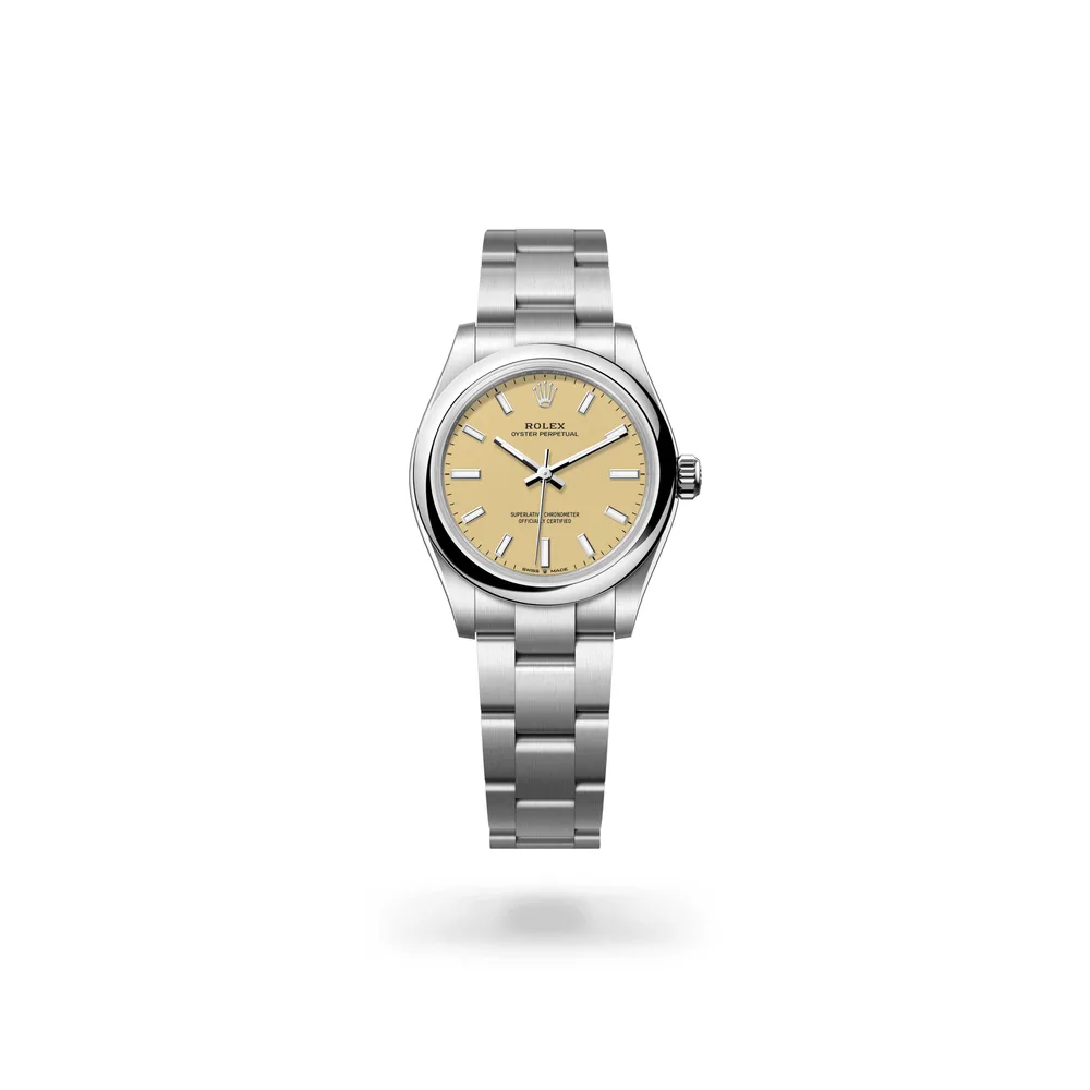 Rolex Oyster Perpetual 31, Oystersteel, Beige dial
