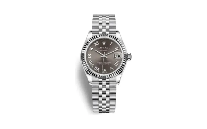 Rolex Datejust 31 Stainless Steel Fluted / Jubilee / Grey - Roman