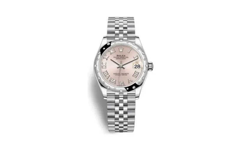 Rolex Datejust 31 Stainless Steel Domed Diamond / Jubilee / Pink - Roman