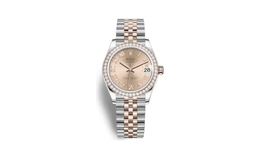 Rolex Datejust 31 Stainless Steel/ Rose Gold / Diamond / Rose - Roman / Jubilee