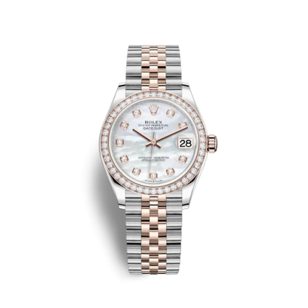 Rolex Datejust 31 Stainless Steel/ Rose Gold / Diamond / MOP / Jubilee