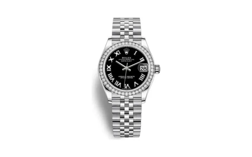 Rolex Datejust 31 Stainless Steel Diamond / Jubilee / Black - Roman