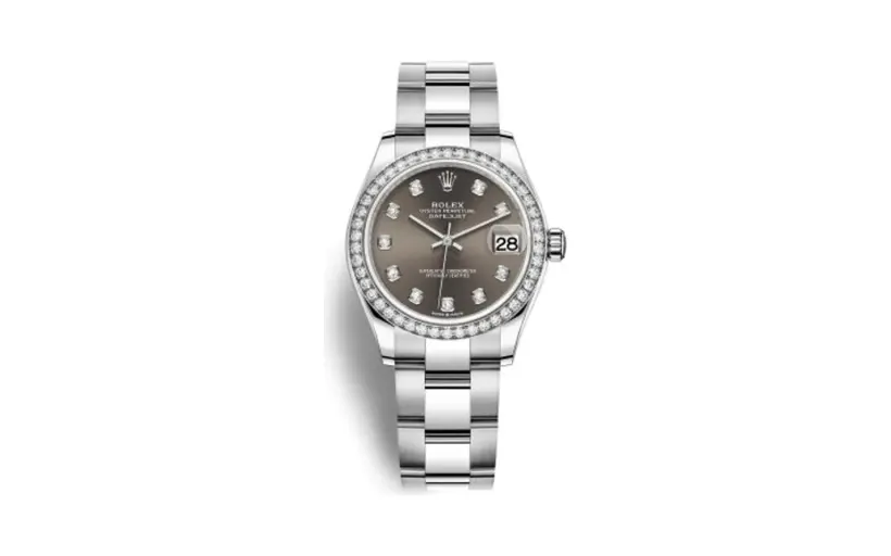 Rolex Datejust 31 Stainless Steel Diamond / Oyster / Grey - Diamond