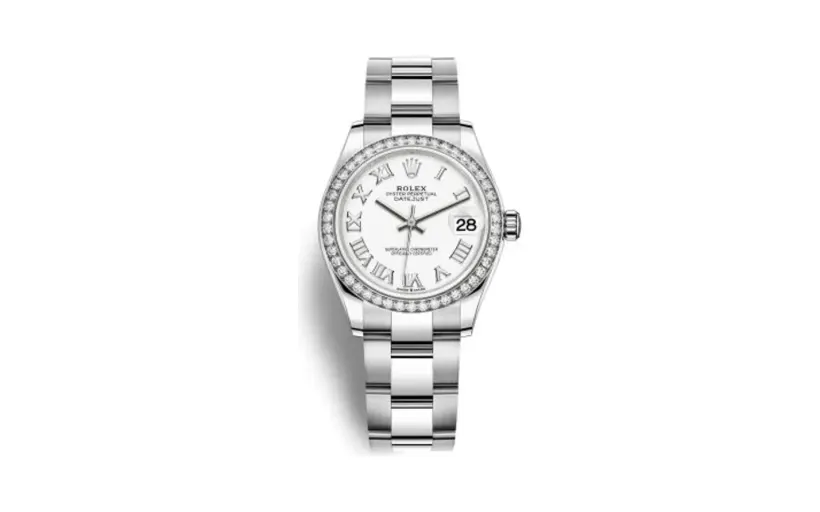 Rolex Datejust 31 Stainless Steel Diamond / Oyster / White - Roman