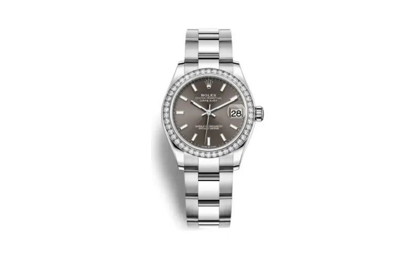 Rolex Datejust 31 Stainless Steel Diamond / Oyster / Grey