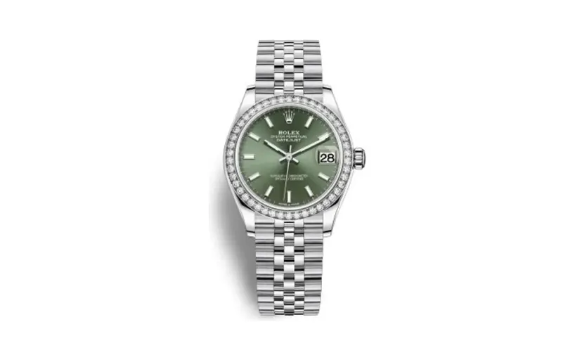 Rolex Datejust 31 Stainless Steel Diamond / Jubilee / Green