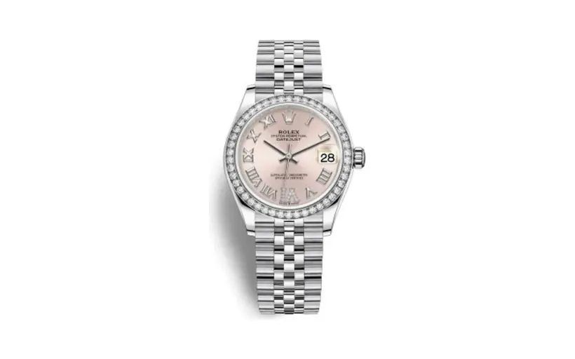 Rolex Datejust 31 Stainless Steel Diamond / Jubilee / Pink - Roman