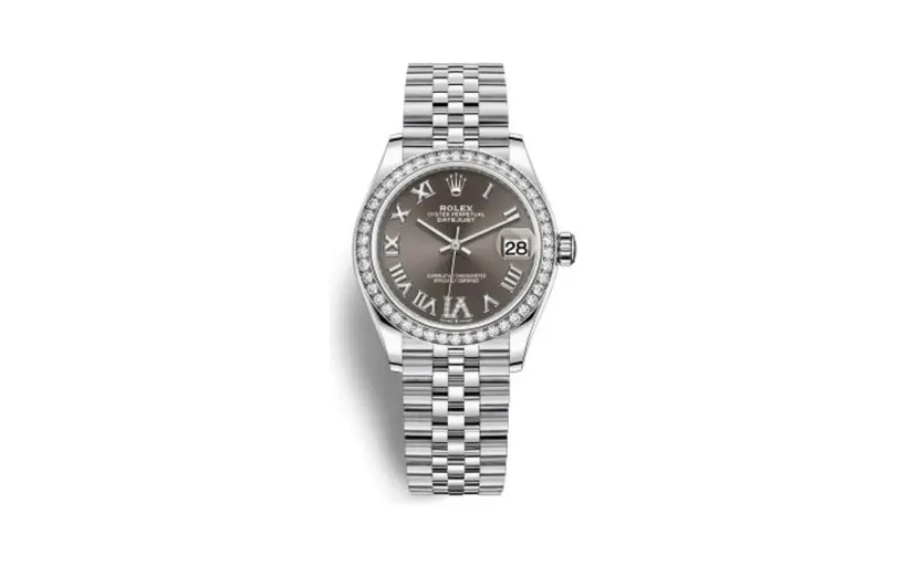 Rolex Datejust 31 Stainless Steel Diamond / Jubilee / Grey - Roman
