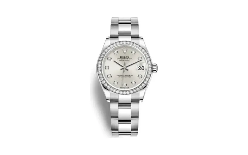 Rolex Datejust 31 Stainless Steel Diamond / Oyster / Silver - Diamond