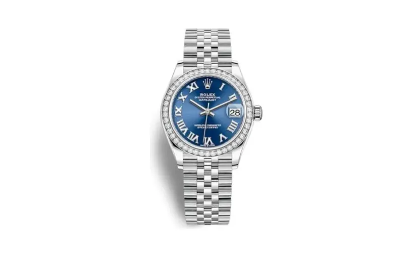 Rolex Datejust 31 Stainless Steel / Diamond / Blue - Roman / Jubilee
