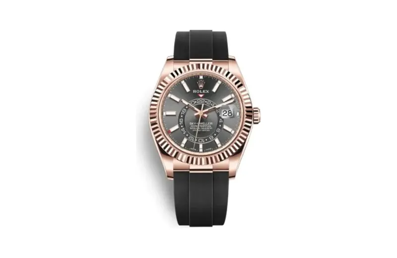 Rolex Sky-Dweller Everose / Dark Rhodium / Oysterflex