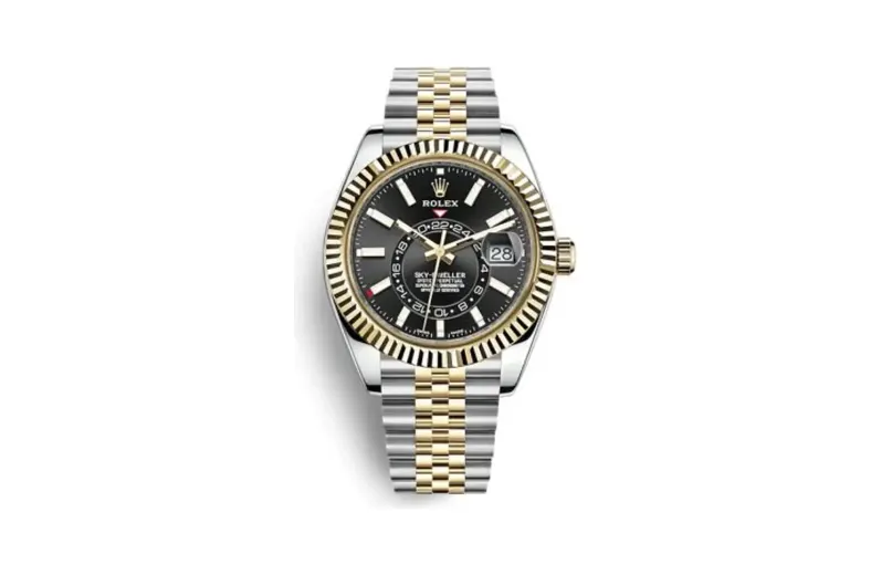 Rolex Sky-Dweller Stainless Steel / Yellow Gold / Black / Jubilee