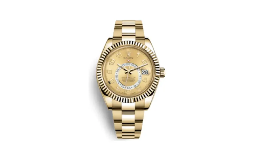 Rolex Sky-Dweller Yellow Gold / Champagne Arabic