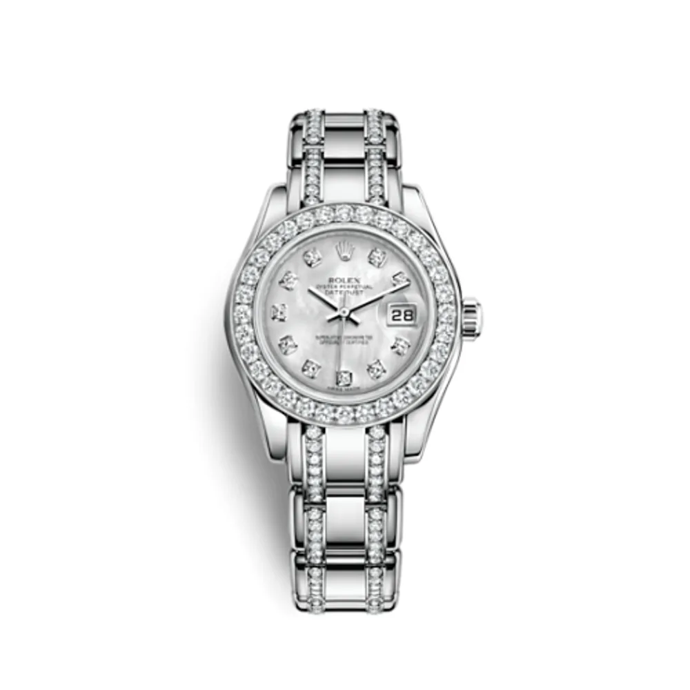 Rolex Datejust Pearlmaster 29 White Gold Diamond / MOP Diamond