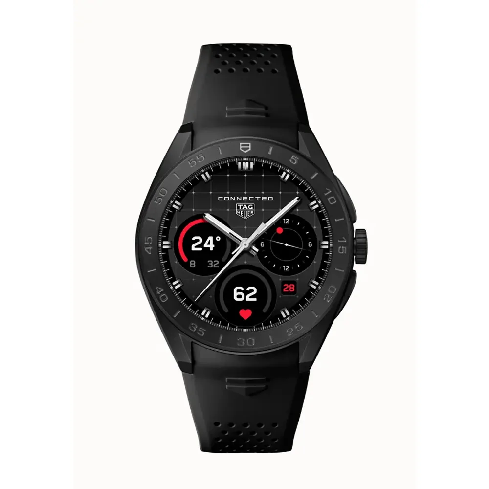 TAG Heuer Connected Calibre E5 45 mm, Titanium grade 2 coated with black DLC