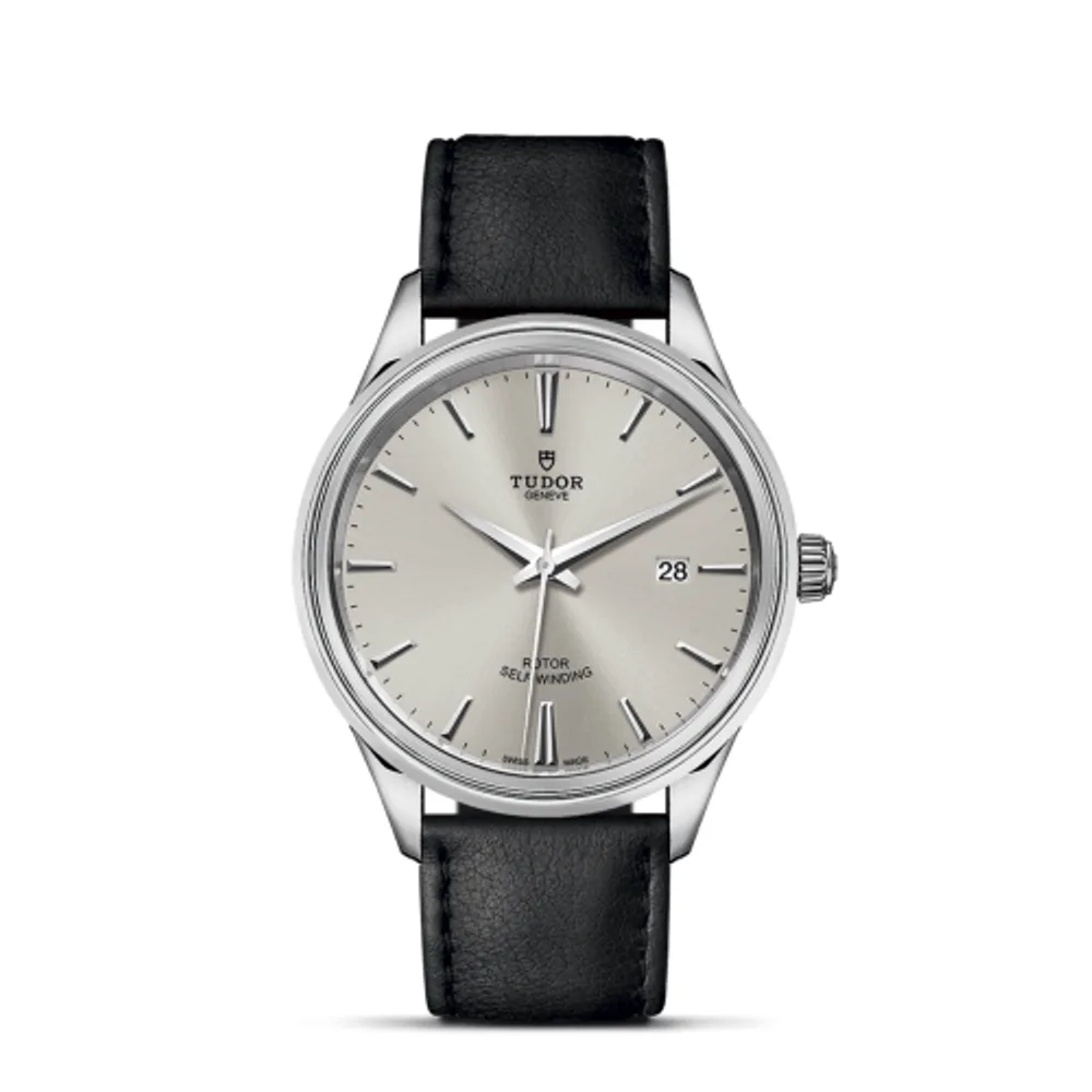 Tudor Style 41 Stainless Steel / Silver / Strap