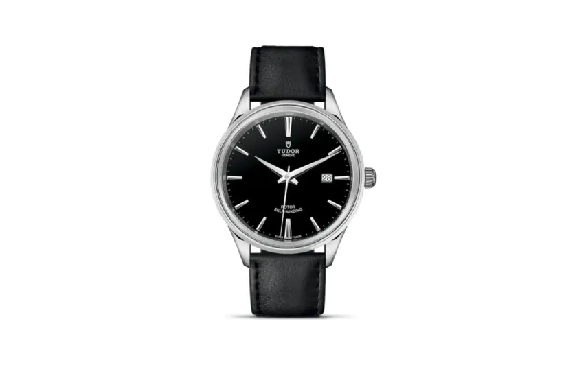 Tudor Style 41 Stainless Steel / Black / Strap