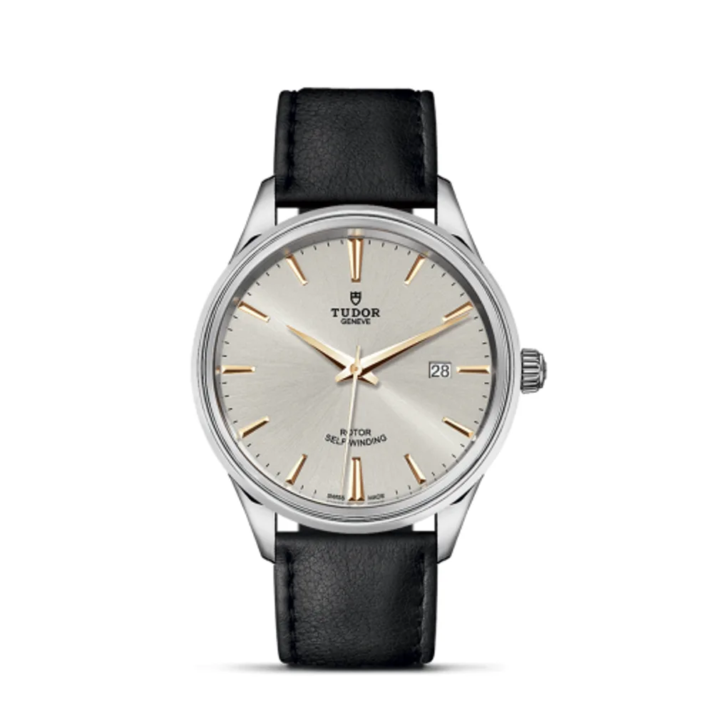 Tudor Style 41 Stainless Steel / Silver / Strap