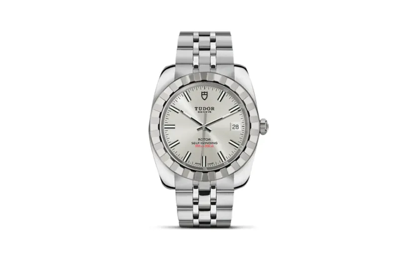 Tudor Classic 38 Stainless Steel / Fluted / Silver / Bracelet