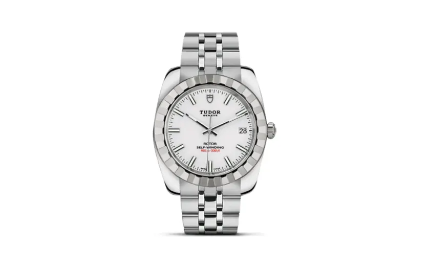 Tudor Classic 38 Stainless Steel / Fluted / White / Bracelet