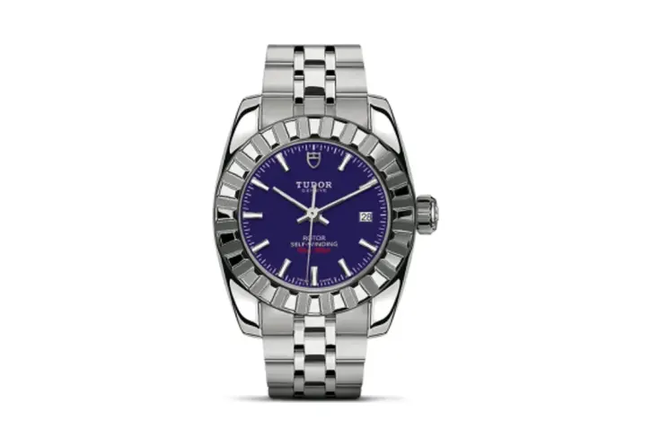 Tudor Classic 28 Stainless Steel / Fluted / Blue / Bracelet