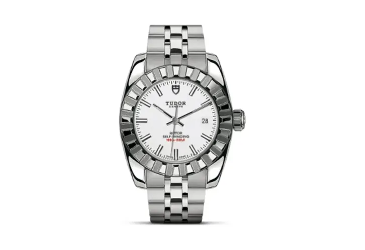 Tudor Classic 28 Stainless Steel / Fluted / White / Bracelet