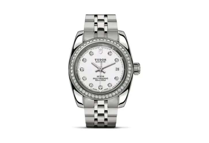 Tudor Classic 28 Stainless Steel / Diamond / White-Diamond / Bracelet