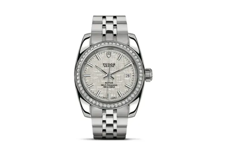 Tudor Classic 28 Stainless Steel / Diamond / Silver / Bracelet