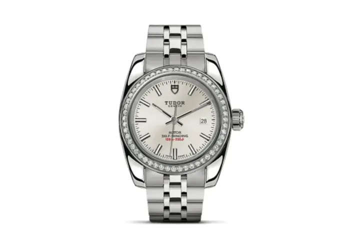 Tudor Classic 28 Stainless Steel / Diamond / Silver / Bracelet