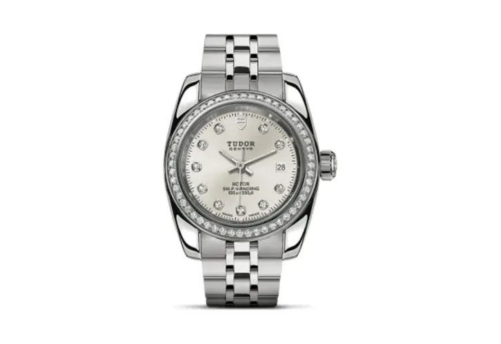 Tudor Classic 28 Stainless Steel / Diamond / Silver-Diamond / Bracelet