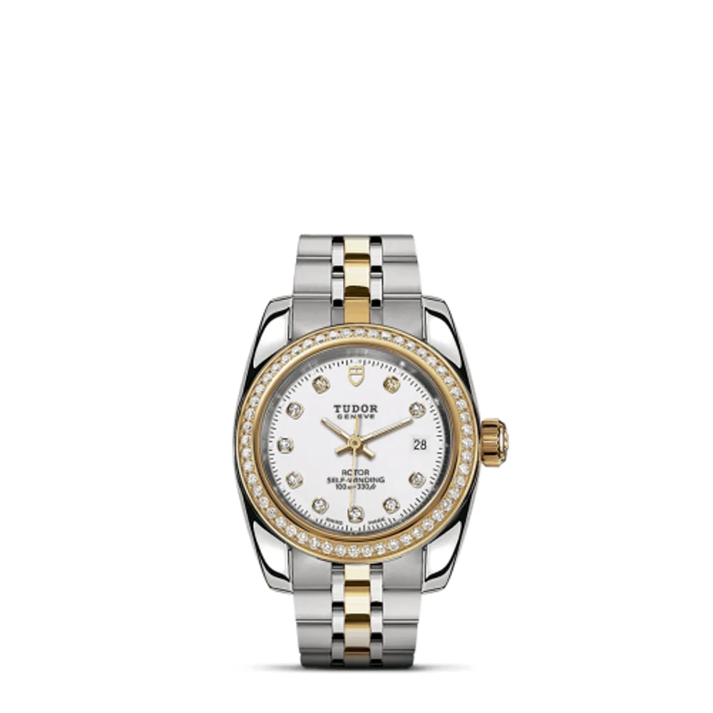 Tudor Classic 28 Stainless Steel / Yellow Gold / Diamond / White-Diamond / Bracelet
