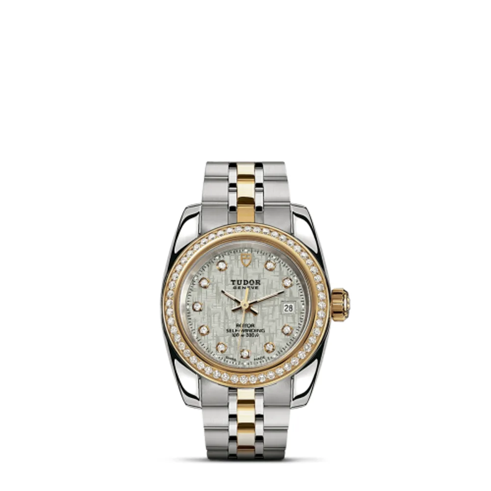 Tudor Classic 28 Stainless Steel / Yellow Gold / Diamond / Silver-Diamond / Bracelet