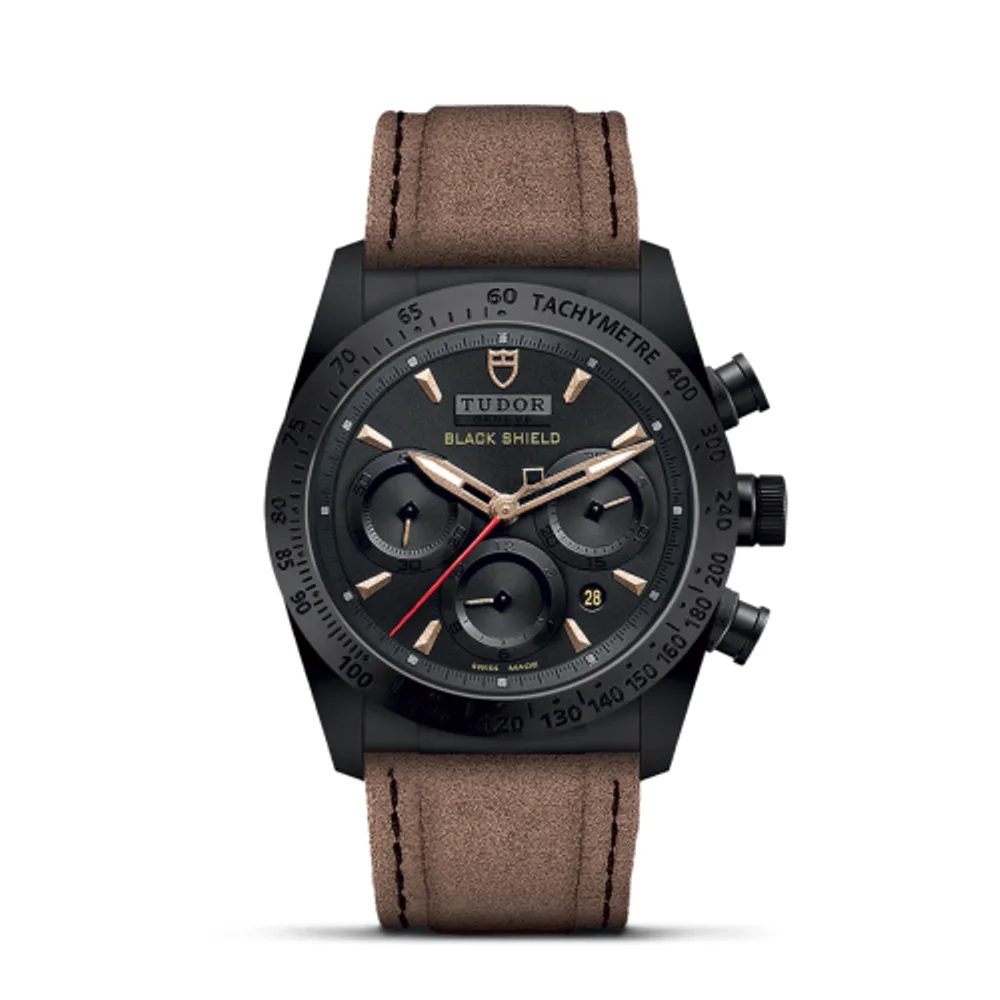 Tudor Fastrider Black Shield Ceramic / Black-Sand / Alcantara