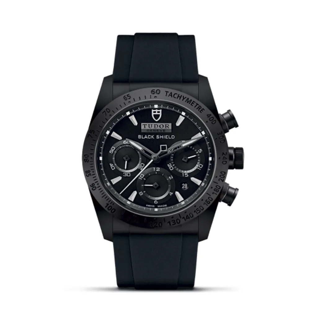 Tudor Fastrider Black Shield Ceramic / Black / Rubber
