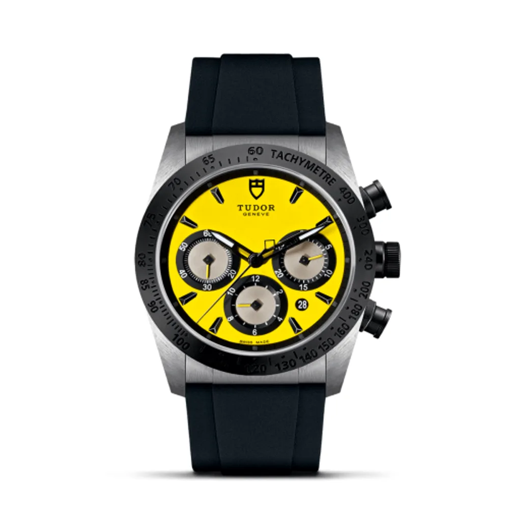 Tudor Fastrider Chrono Yellow / Rubber