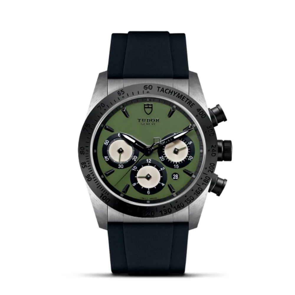 Tudor Fastrider Chrono Green / Rubber
