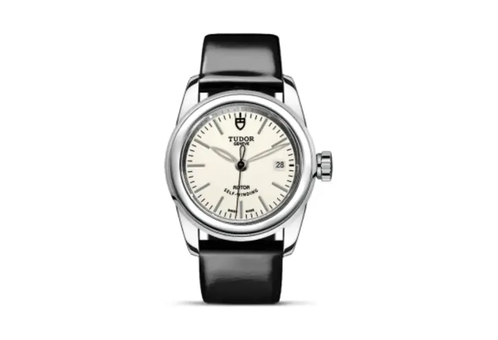 Tudor Glamour Date 26 Stainless Steel / Opaline / Strap