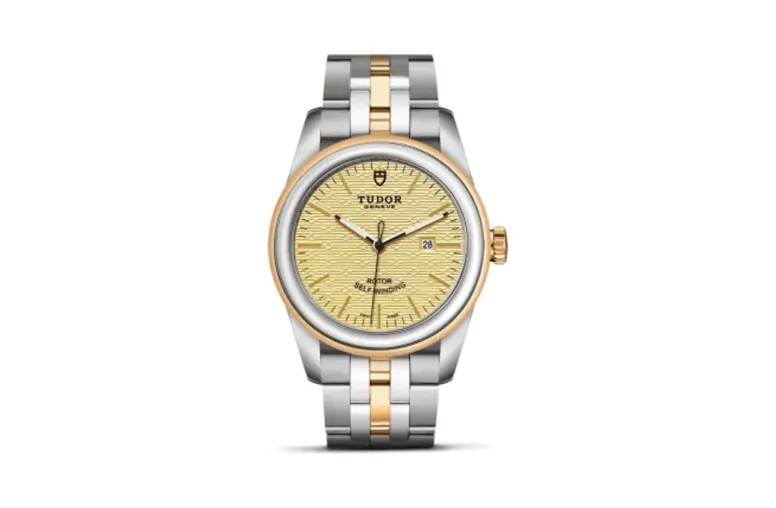 Tudor Glamour Date 31 Stainless Steel / Yellow Gold / Jacquard Champagne / Bracelet