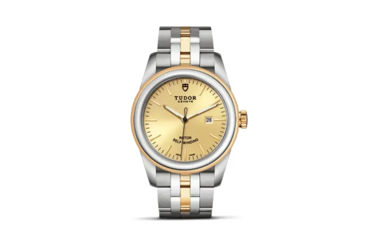 Tudor Glamour Date 31 Stainless Steel / Yellow Gold / Champagne / Bracelet