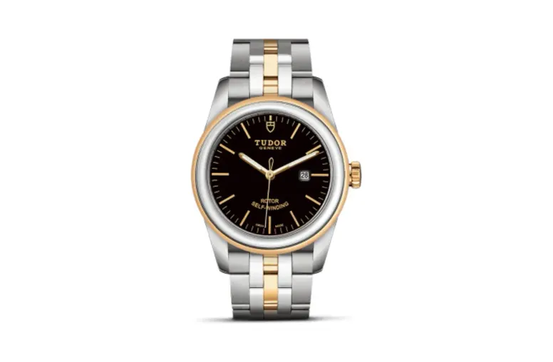 Tudor Glamour Date 31 Stainless Steel / Yellow Gold / Black / Bracelet