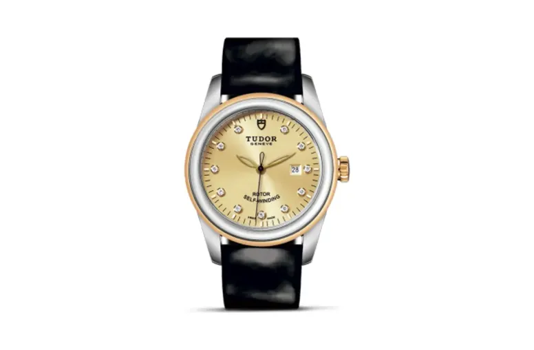 Tudor Glamour Date 31 Stainless Steel / Yellow Gold / Champagne-Diamond / Strap