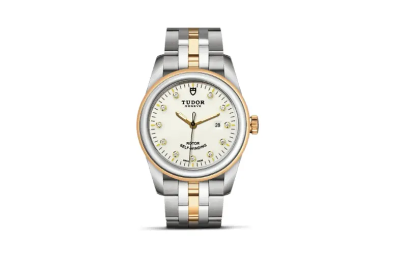 Tudor Glamour Date 31 Stainless Steel / Yellow Gold / Opaline-Diamond / Bracelet