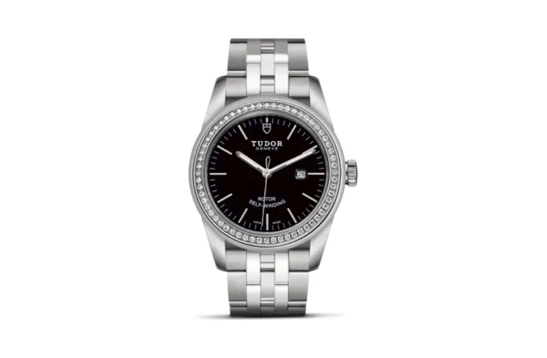 Tudor Glamour Date 31 Stainless Steel / Diamond / Black / Bracelet