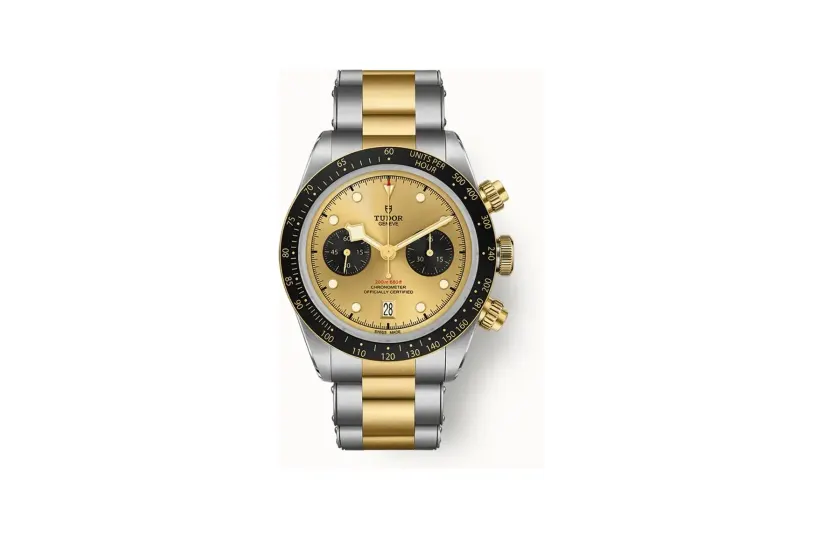 Tudor Black Bay Chrono S&G, 41mm steel case, Steel and yellow gold bracelet