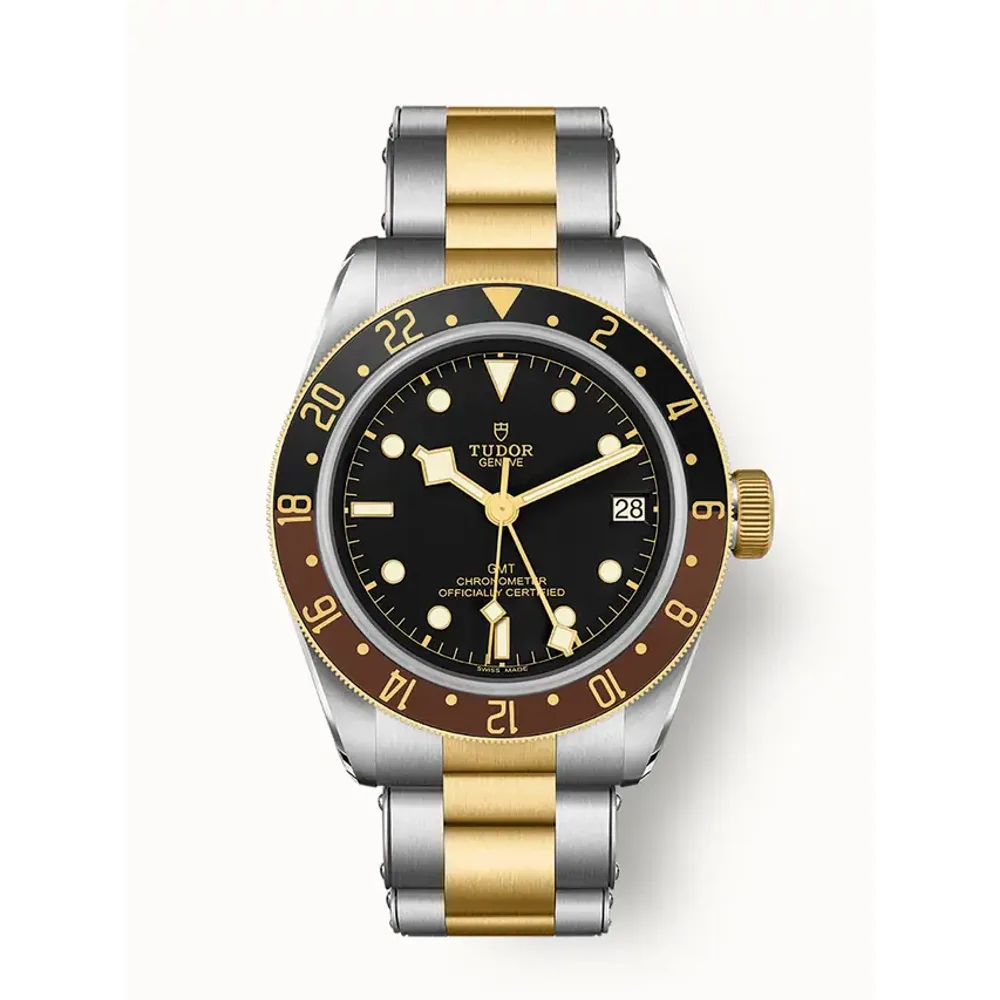 Tudor Black Bay GMT S&G, 41mm steel case, Steel and yellow gold bracelet