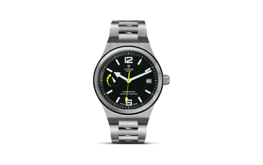 Tudor North Flag Stainless Steel / Black / Bracelet