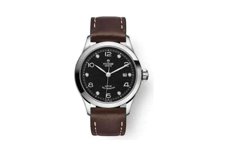 Tudor 1926 28 Stainless Steel / Black - Diamond / Strap