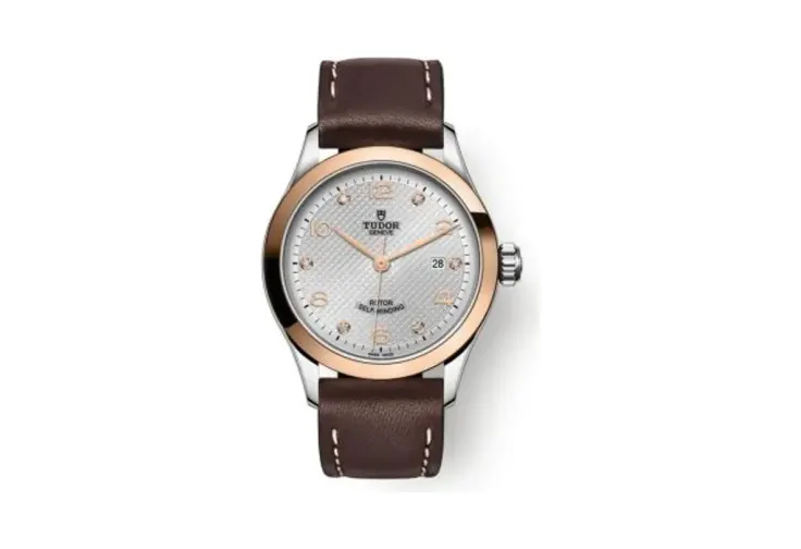 Tudor 1926 28 Stainless Steel / Rose Gold / Silver - Diamond / Strap